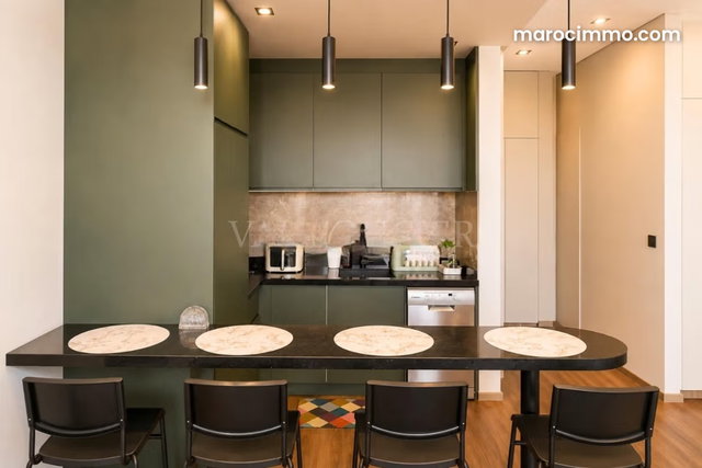 Location Studio Ultra Moderne Meublé étage élevé avec vue dégagée Romandie, Casablanca — 4