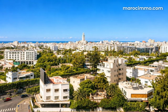 Location Studio Ultra Moderne Meublé étage élevé avec vue dégagée Romandie, Casablanca — 2