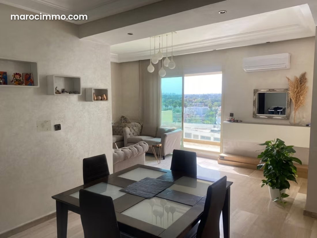 129 sqm Furnished Apartment with Terrace, Bourgogne, Casablanca — Casablanca