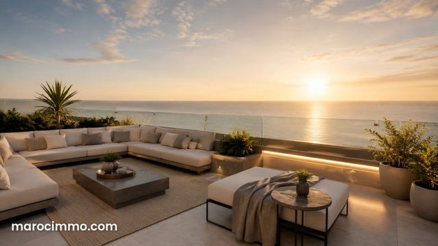 Villa de haut standing à vendre à Ain Diab. Surface totale 750 m² — Casablanca