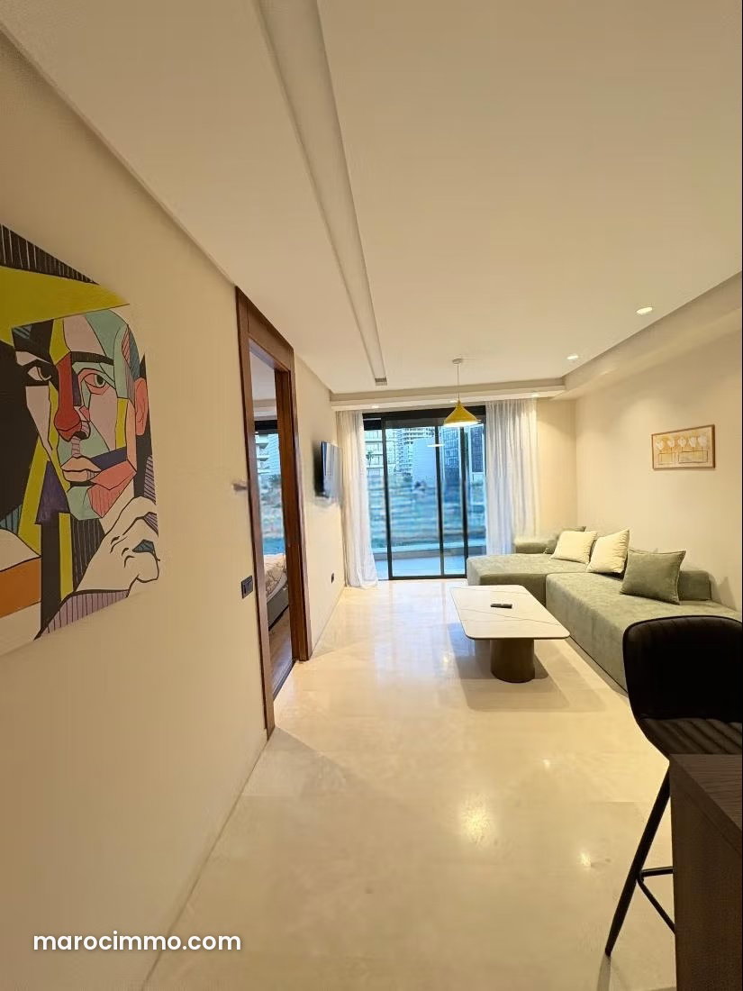 Furnished Studio with CFC Views in a Secure Residence, Casablanca — Casablanca