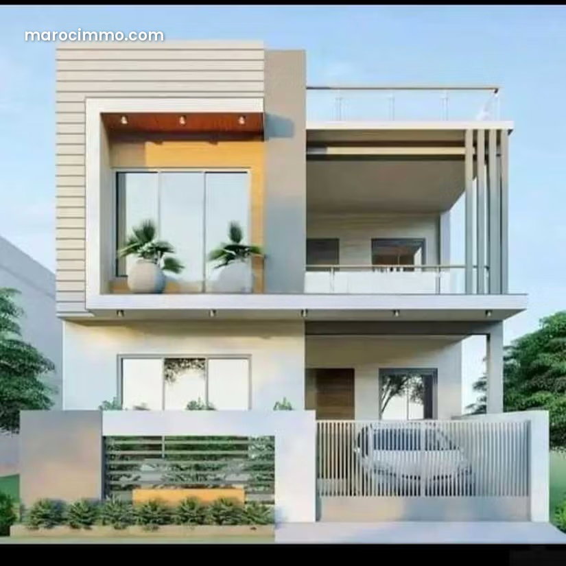 Terrain 205 m² à bâtir à Bouskoura centre — Bouskoura