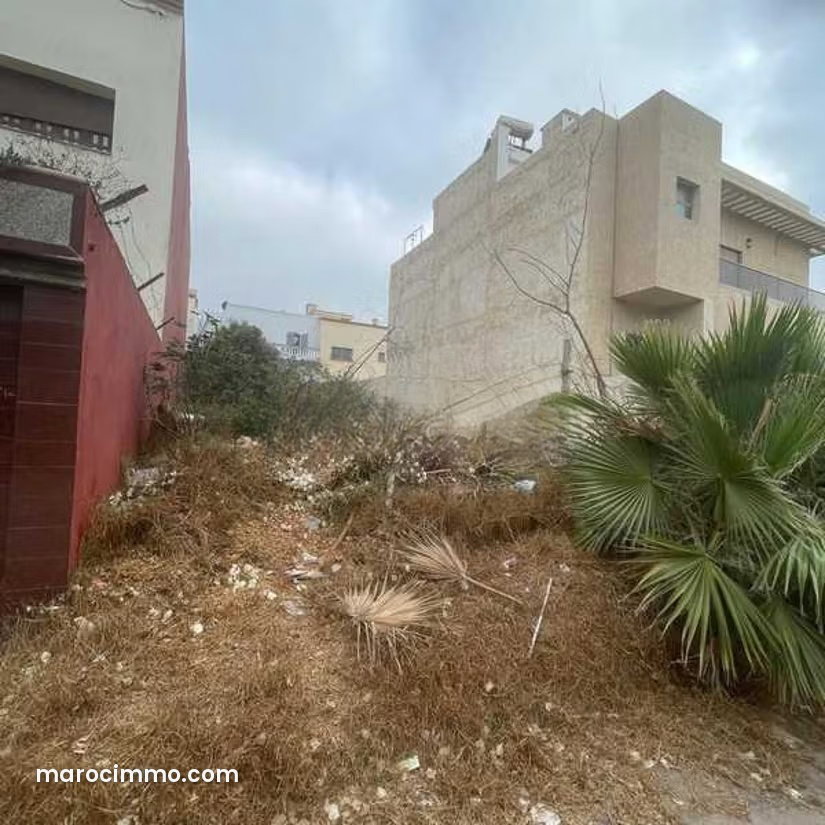 268 m² Plot of Land in Dar Bouazza, 2 Frontages, R+3 Permitted — Dar Bouazza