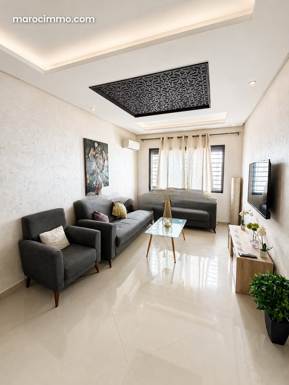 Furnished Apartment with Terrace in Les Orangers, Rabat — Rabat