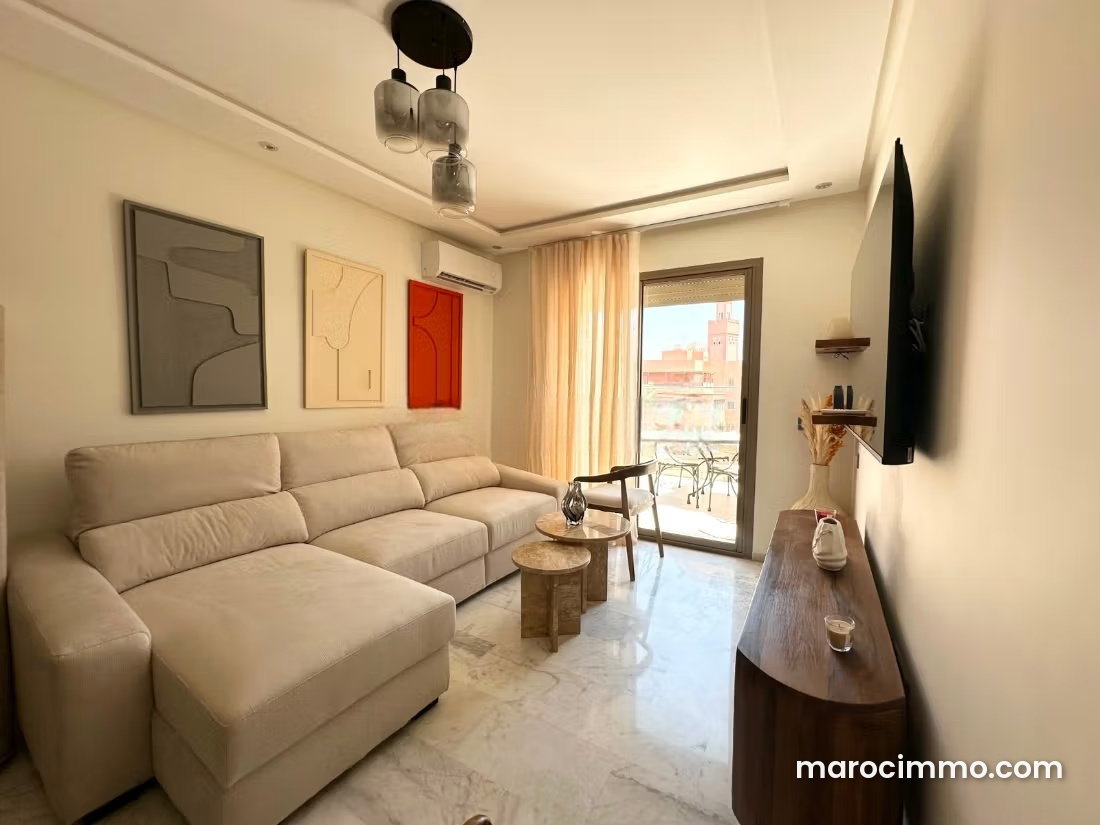 Appartement meublé avec terrasse, Guéliz, Marrakech — Marrakech
