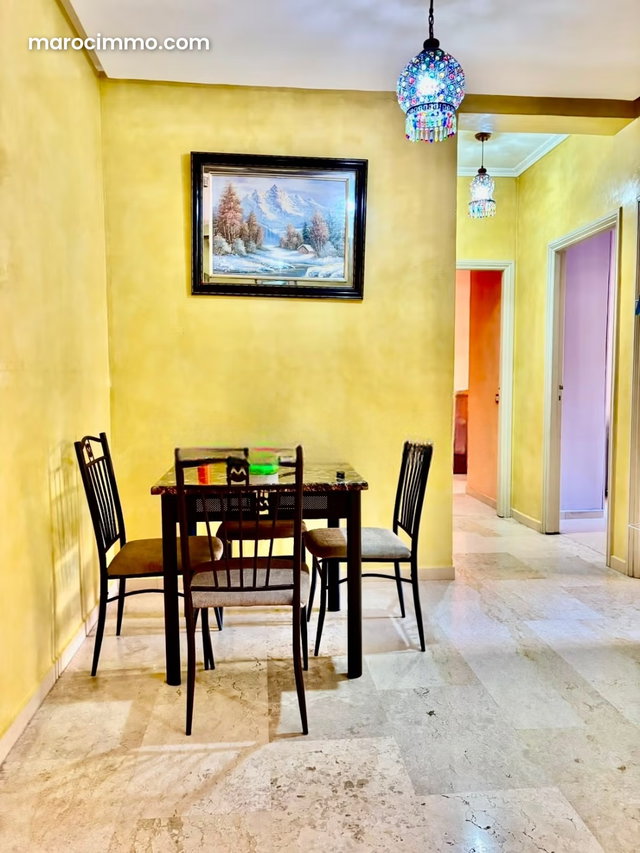 Magnificent Furnished Apartment for Rent in Hivernage, Marrakech. Total Surface Area 87 m². Well Furnished — 3