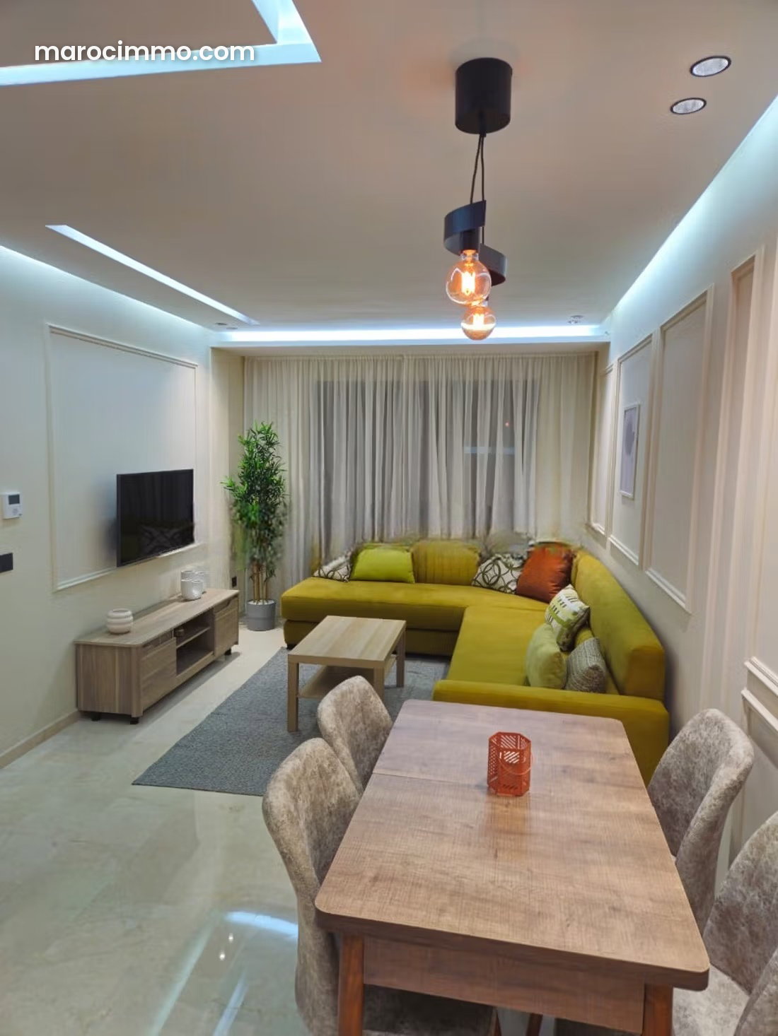 Furnished 65 m² Apartment, Maârif Extension, Casablanca — Casablanca
