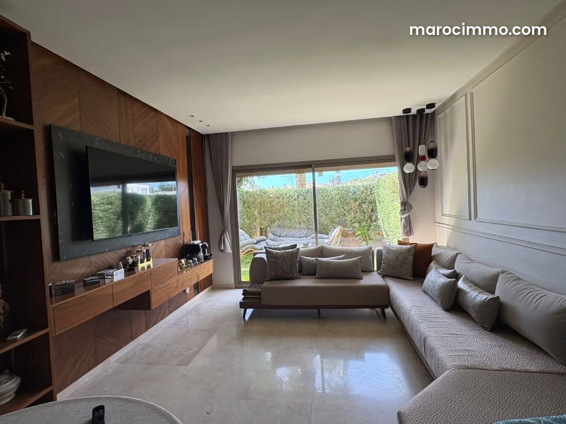 188 sqm Apartment with Private Garden, Ville Verte, Bouskoura — Bouskoura