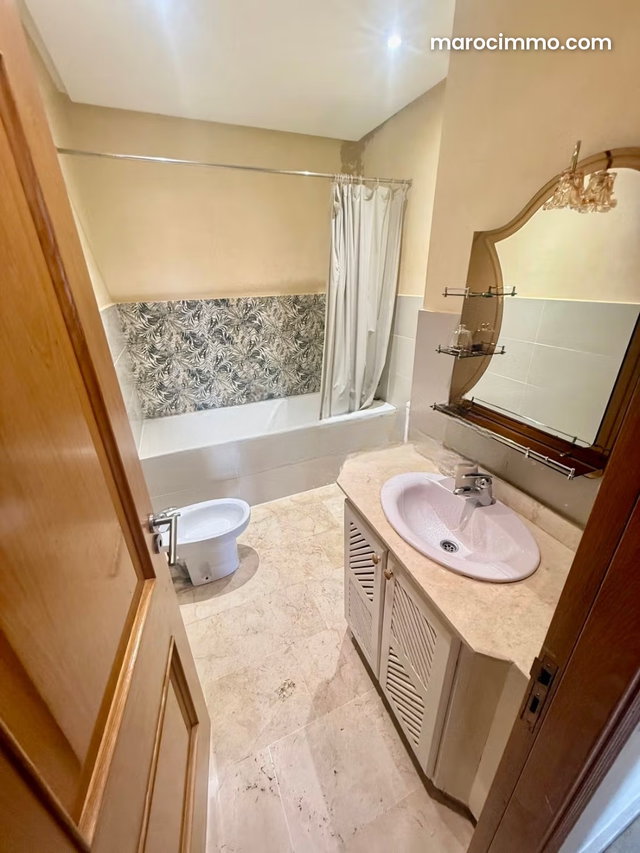 Bel Appartement en location meublé à Route Casablanca à Marrakech. Superficie 85 m². Résidence avec piscine — 5