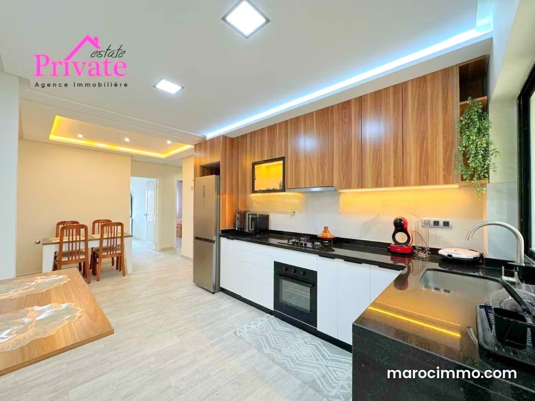 Appartement meublé 127 m² à louer quartier Administratif Tanger — Tangier