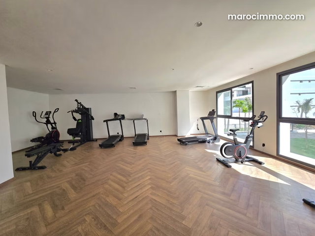 Luxurious Apartment for Rent in Casablanca Finance City. 130 sqm. Double Glazed Windows and Central Heating — 2