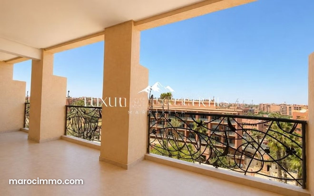 Appartement meublé avec terrasse, Hivernage, Marrakech — Marrakech