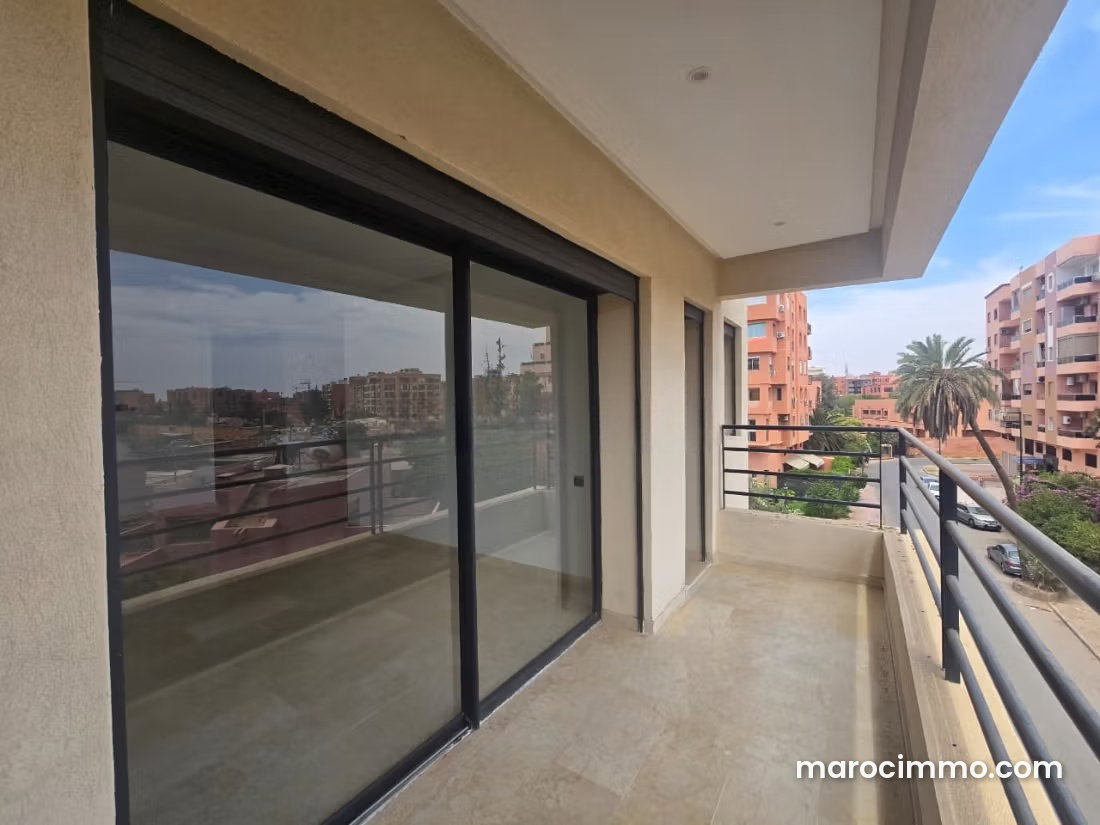 75 m² Apartment, 2 Bedrooms with Terrace, Gueliz, Marrakech — Marrakesh