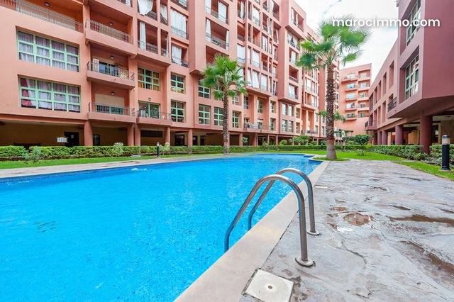 Spacieux appartement meublé 2 chambres résidence piscine — 4