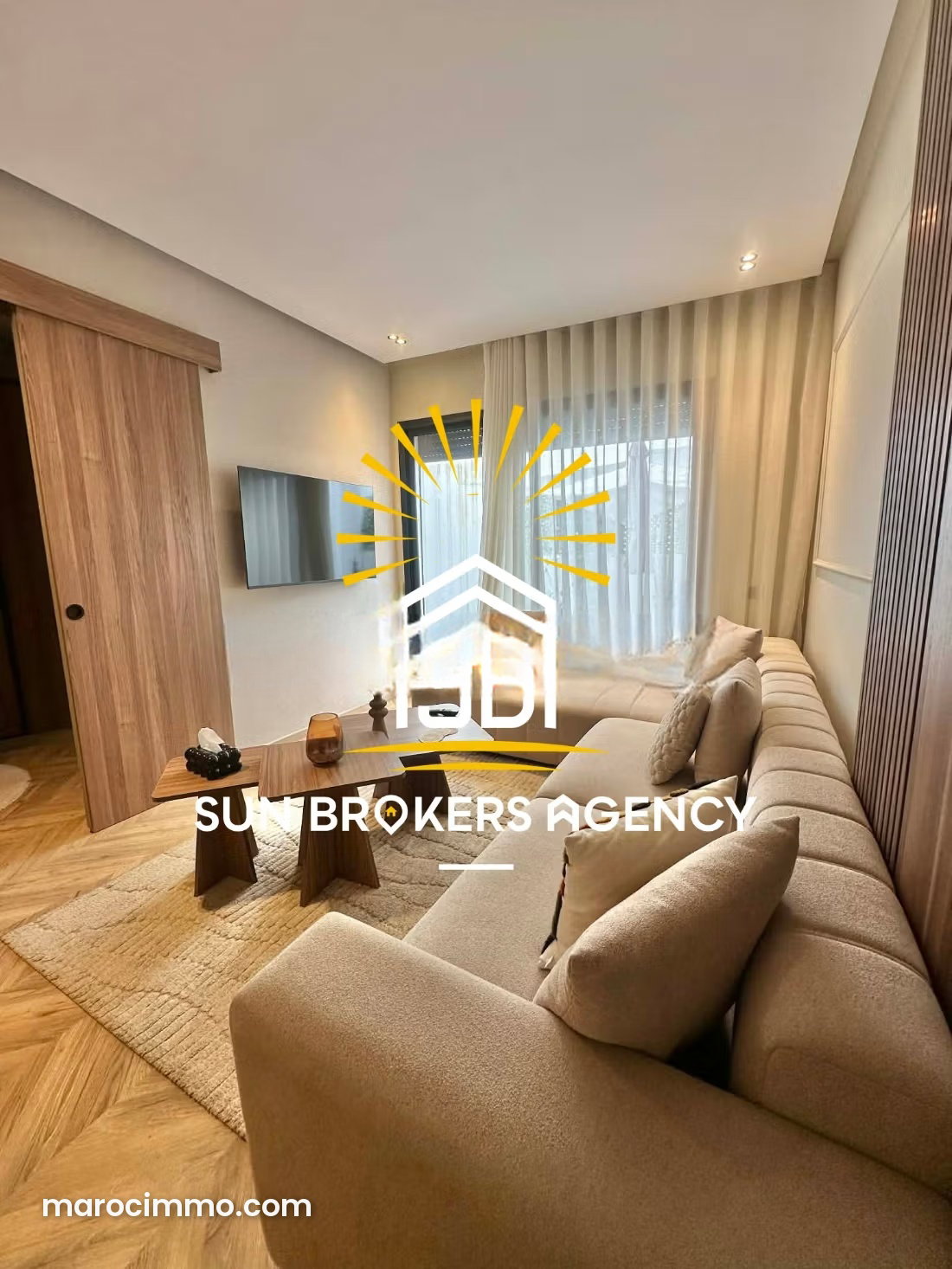 Appartement meublé 58 m², 1 chambre, terrasse, Riviera Casablanca — Casablanca