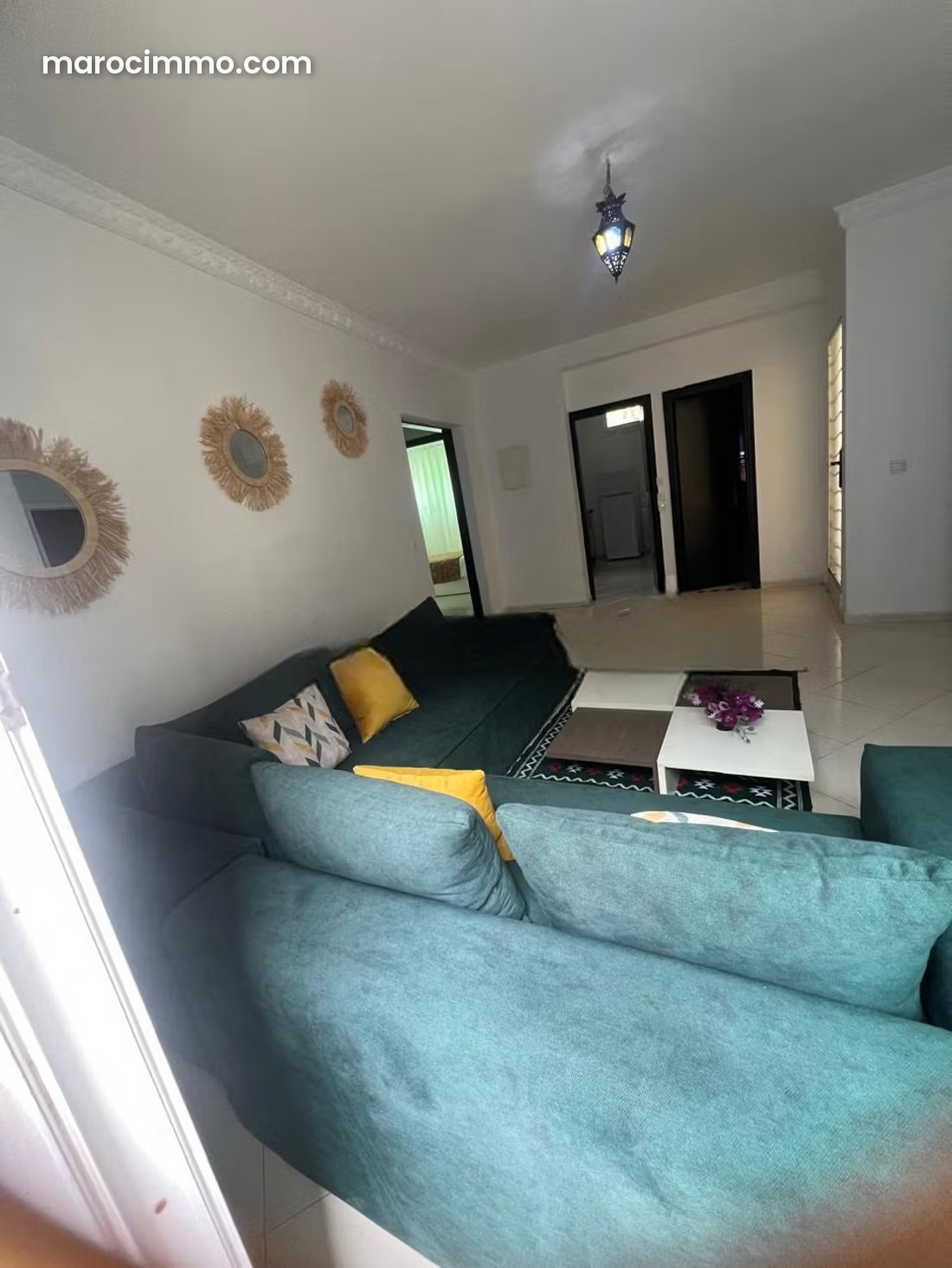 Furnished 2-bedroom villa with garden for rent in Nassim, Casablanca — Casablanca