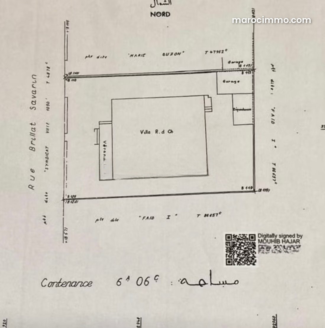 606 m² Plot of Land in Franceville, Casablanca, R+3 Zoning — Casablanca