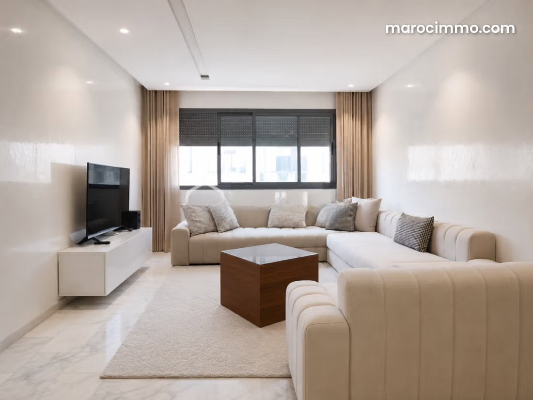 Furnished 120 m² Apartment, Casablanca Finance City, 3 Bedrooms — Casablanca