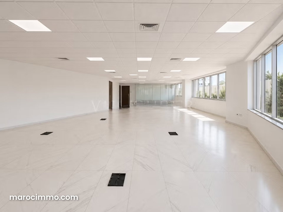 Location bureau haut standing 184 m2 Quartier d'affaires Sidi Maarouf, Casablanca
