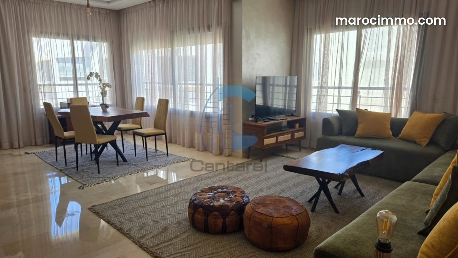 Furnished 72 m² Apartment, Golden Triangle, Casablanca — Casablanca