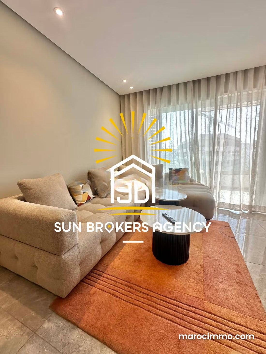 Furnished apartment with terrace for rent in Ferme Bretone, Casablanca — Casablanca