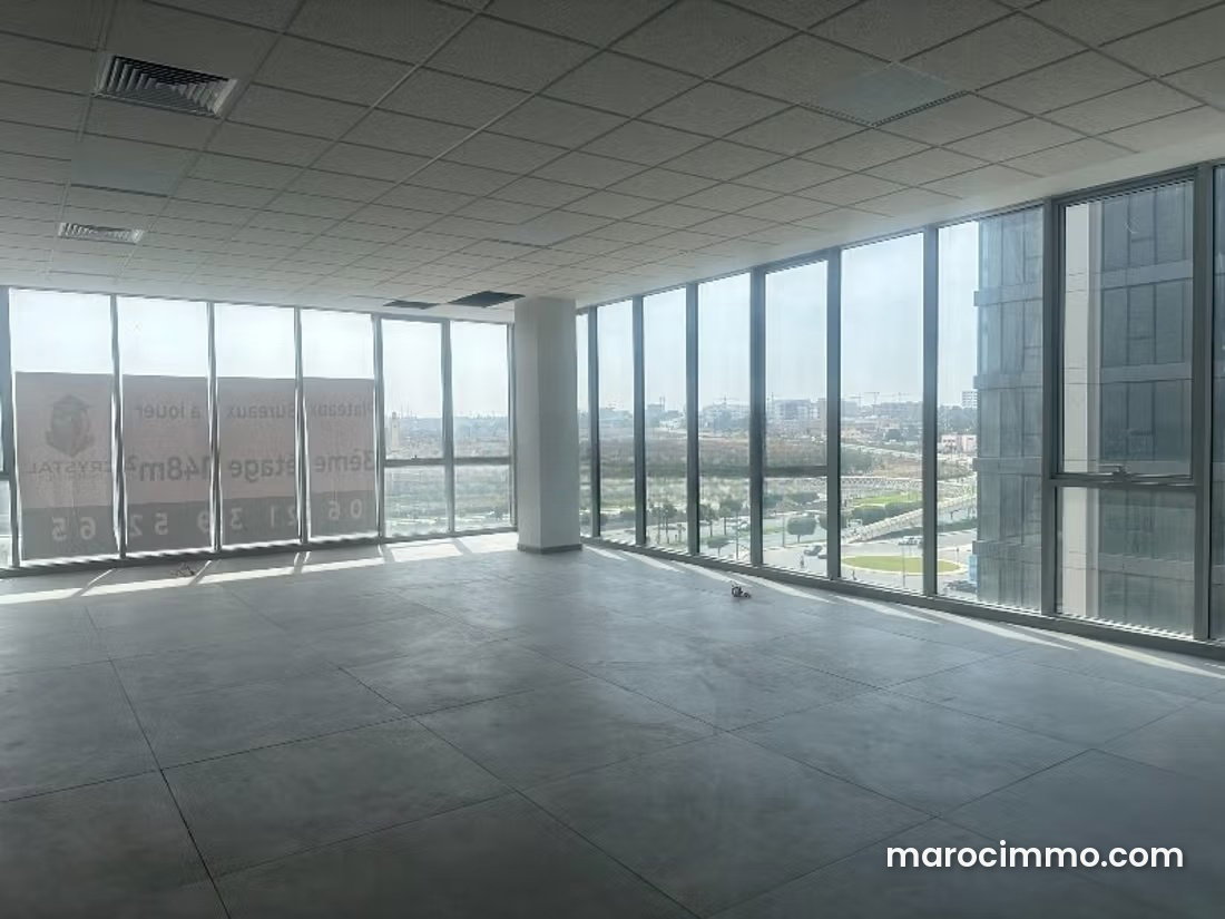 148 sqm office for rent in Sidi Maarouf, Casablanca — Casablanca