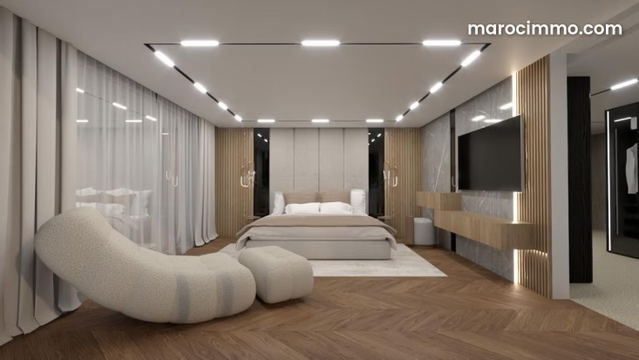 À louer – Magnifique Penthouse meublé à l’Orangeraie — الرباط
