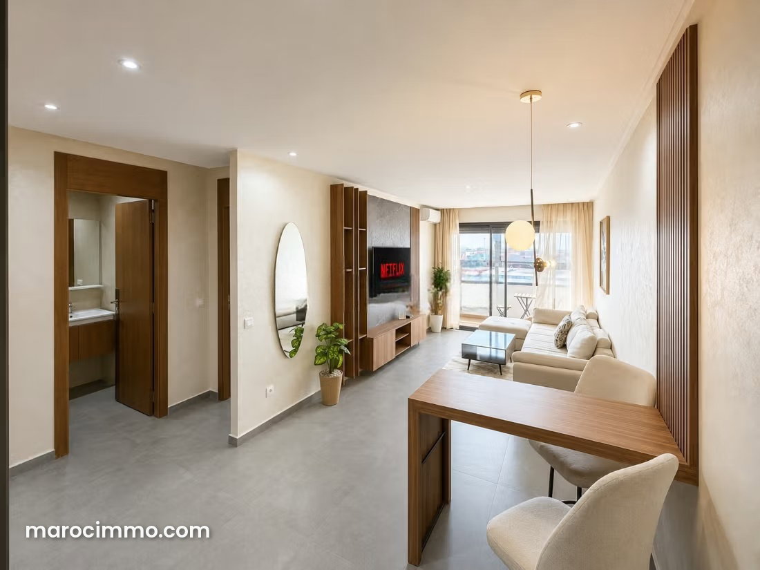 Furnished Apartment with Sea View in Roches Noires, Casablanca — Casablanca