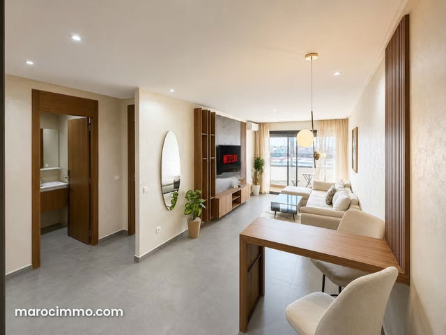 Black Rock Studio with Sea View — Casablanca