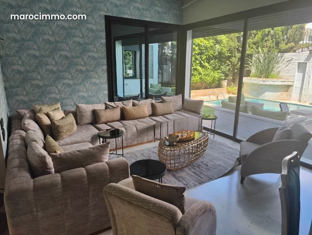 Furnished Villa for Rent in the Green City 40000 MAD — 4