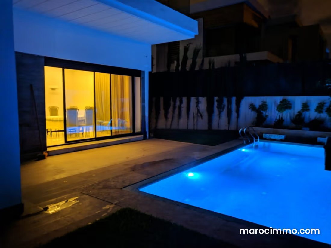 Furnished 4-Bedroom Villa with Swimming Pool, Ville Verte, Bouskoura — Bouskoura