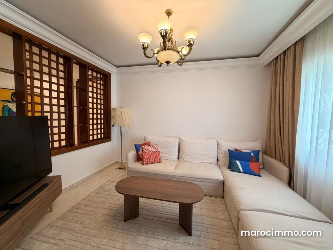 Furnished 116 sqm apartment for rent in the Iberia district of Tangier — Tangier