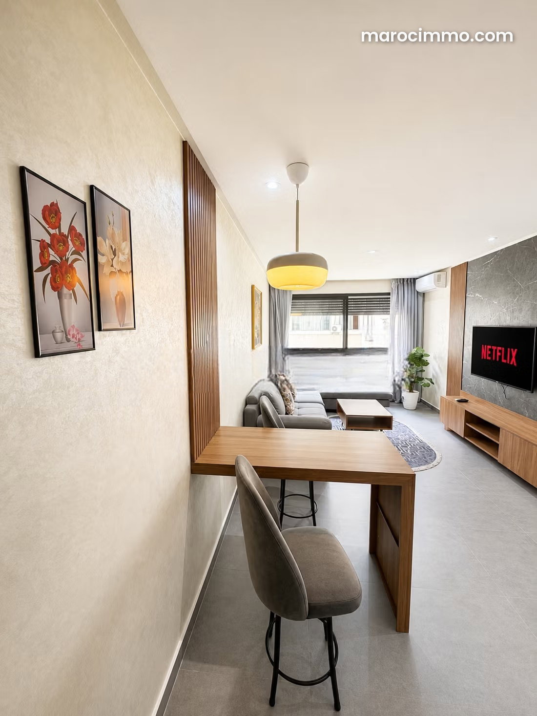 Bright Furnished Apartment for Rent in Roches Noires, Casablanca — Casablanca
