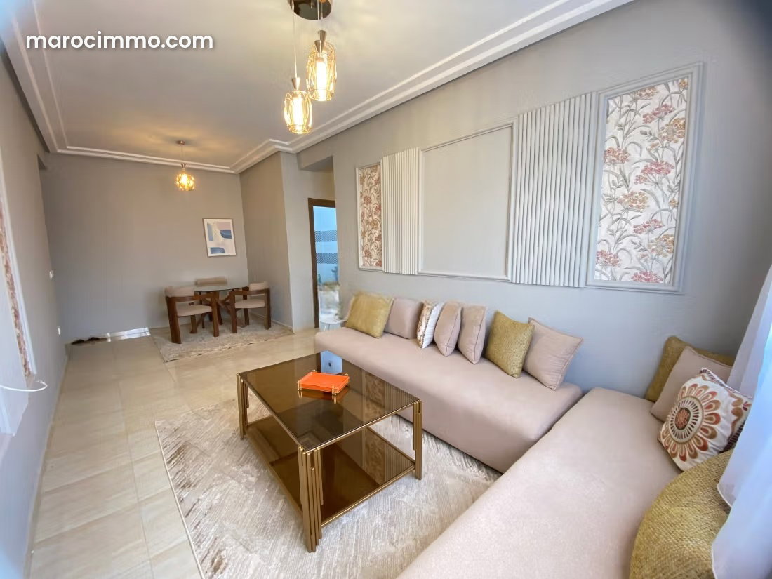 Appartement meublé 65 m² à louer à Bouskoura centre — Bouskoura