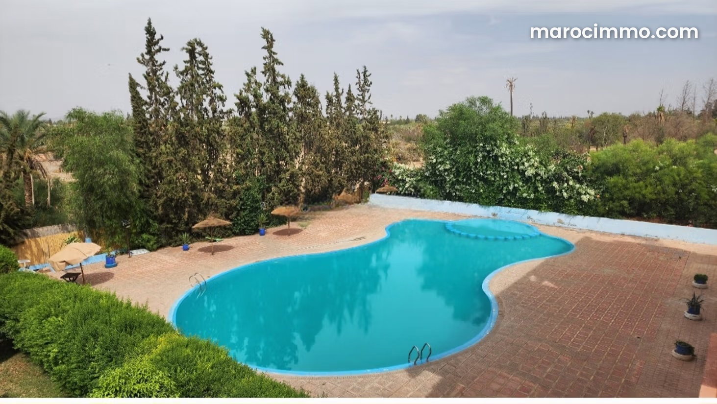 Appartement meublé avec piscine et vue montagne à Marrakech — Marrakech