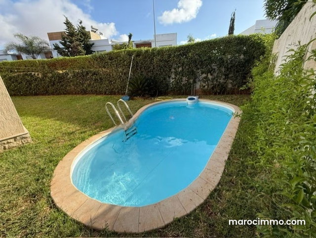 Dar Bouazza, location d’une belle villa angle 3 CH — 3