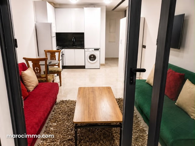 Louez cet appartement à Casablanca Finance City. 1 belle chambre. Bien meublé — 4
