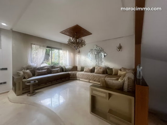 À 8 min du morocco, vente villa de 360 m2 avec piscine, dans résidence gardée et sécurisée — 4