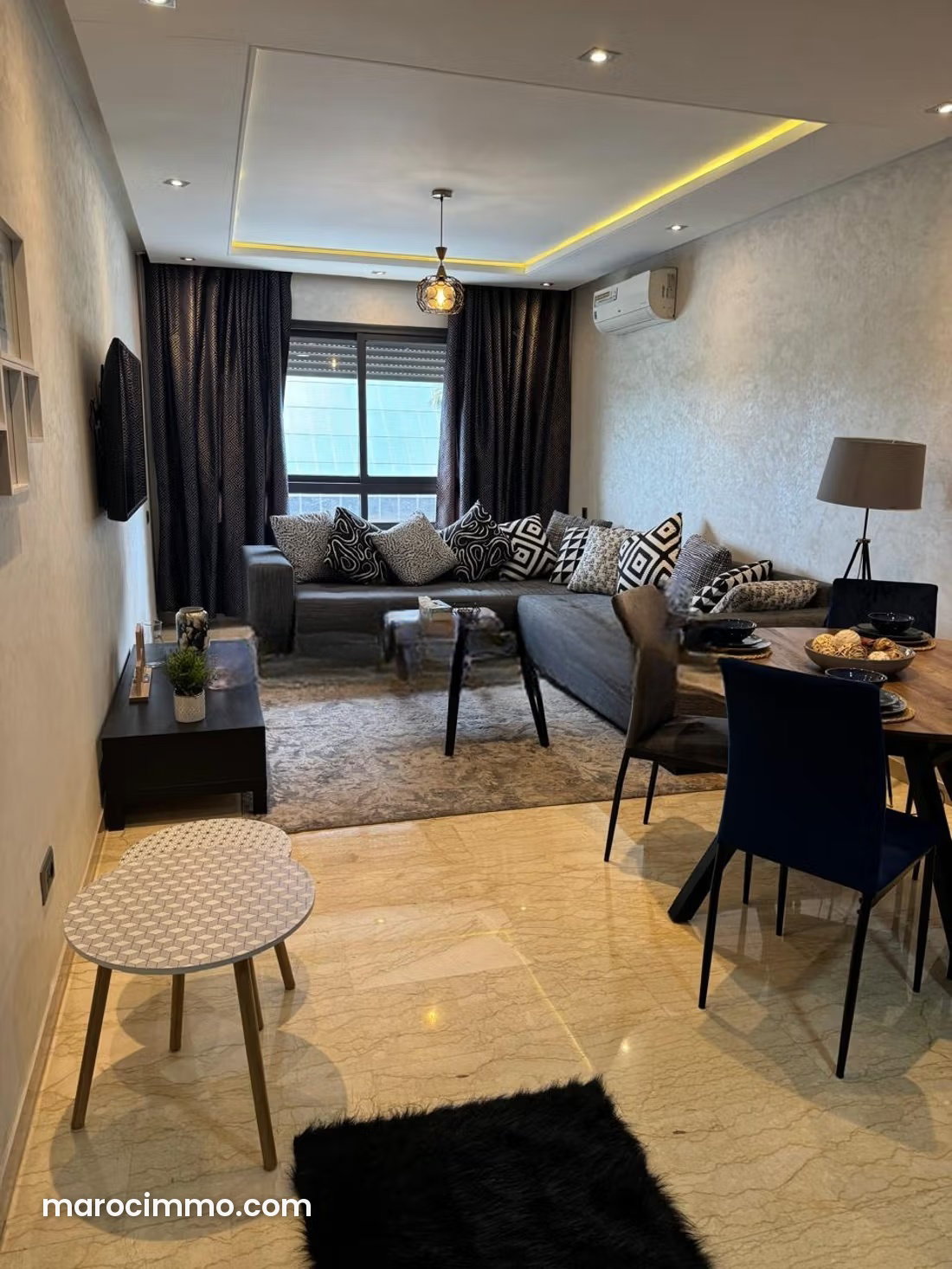 Appartement meublé avec garage à Ferme Bretonne Casablanca — Casablanca
