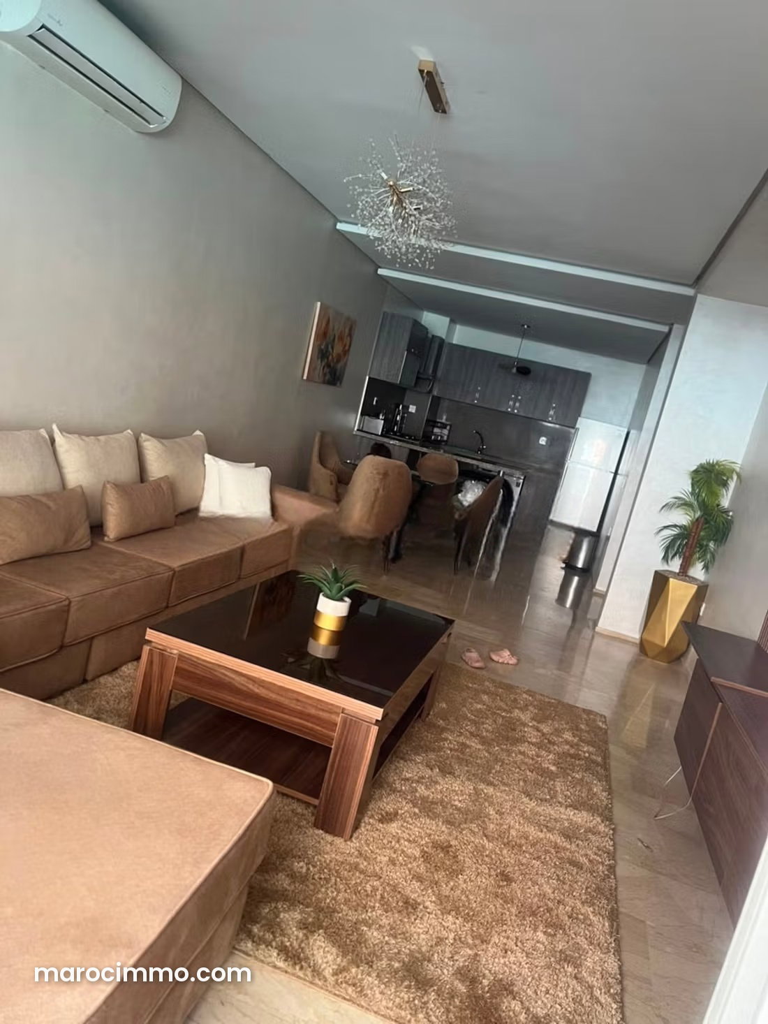 Appartement meublé avec piscine à Guéliz Marrakech — Marrakech