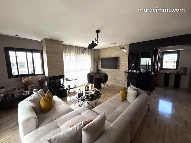 Apartment for rent in Casablanca Finance City. 4 large rooms. Furnished — 4