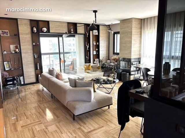 Apartment for rent in Casablanca Finance City. 4 large rooms. Furnished — 5