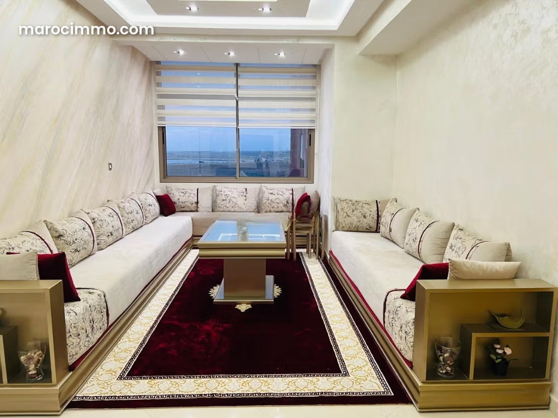Appartement meublé vue mer à El Mansouria avec piscine — El Mansouria