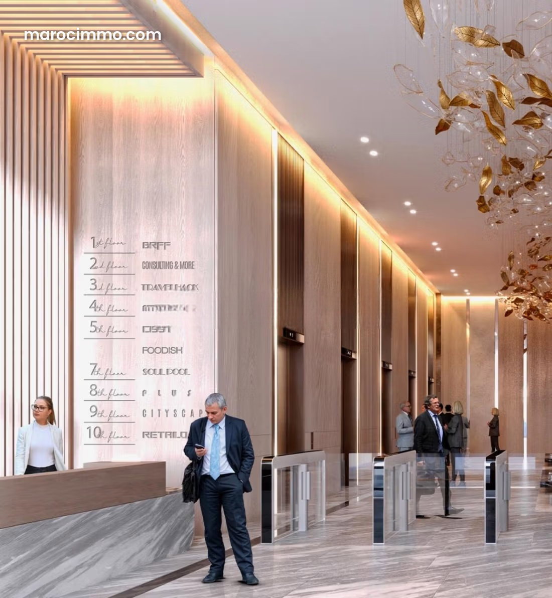 Bureau prime à Casablanca Finance City, adresse d'affaires à vendre — Casablanca
