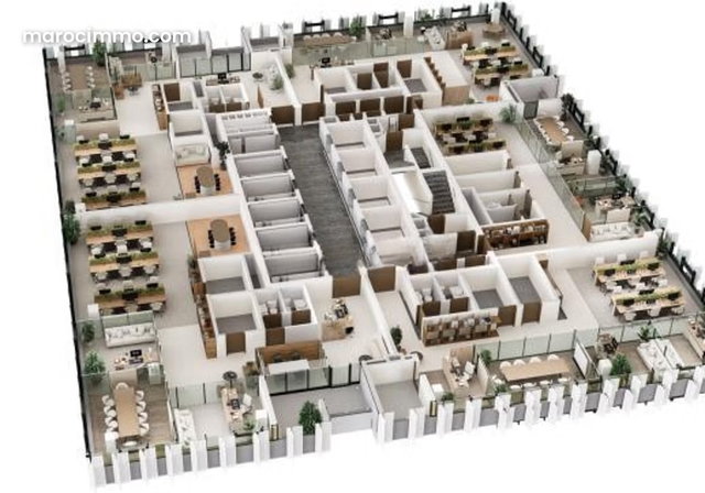 Bureau 482 M² Casablanca Finance City A Vendre — 4