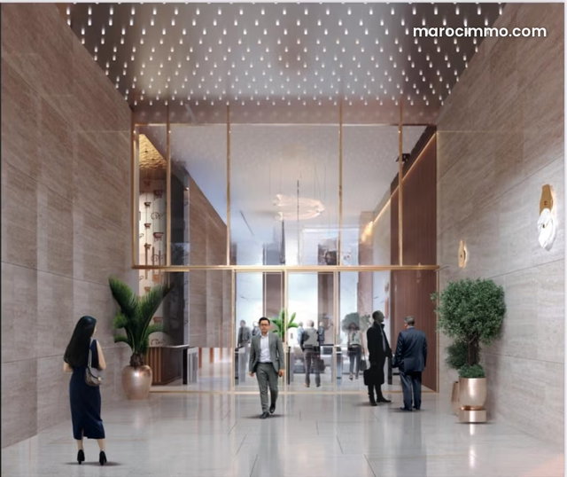 Bureau 482 M² Casablanca Finance City A Vendre — 2