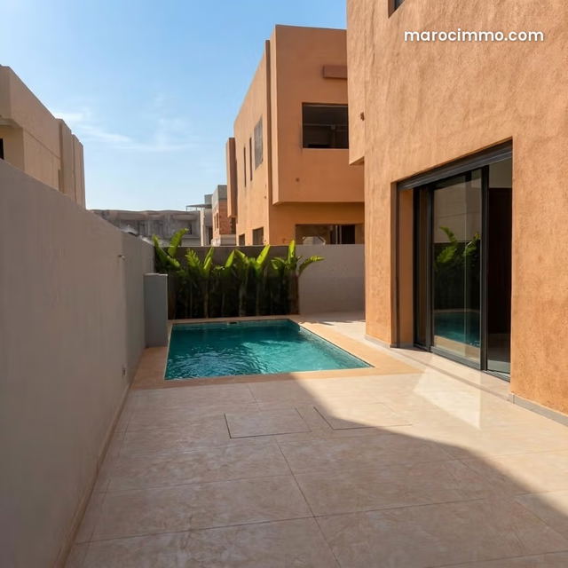 Jolie villa toute neuve avec piscine 7km du centre — Marrakech