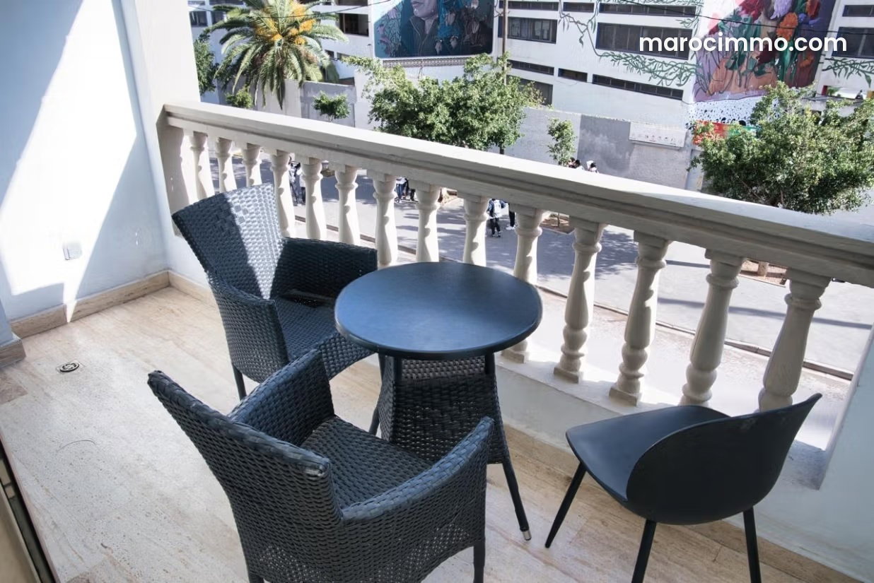 Appartement meublé 110 m² à louer à Gauthier, Casablanca — Casablanca