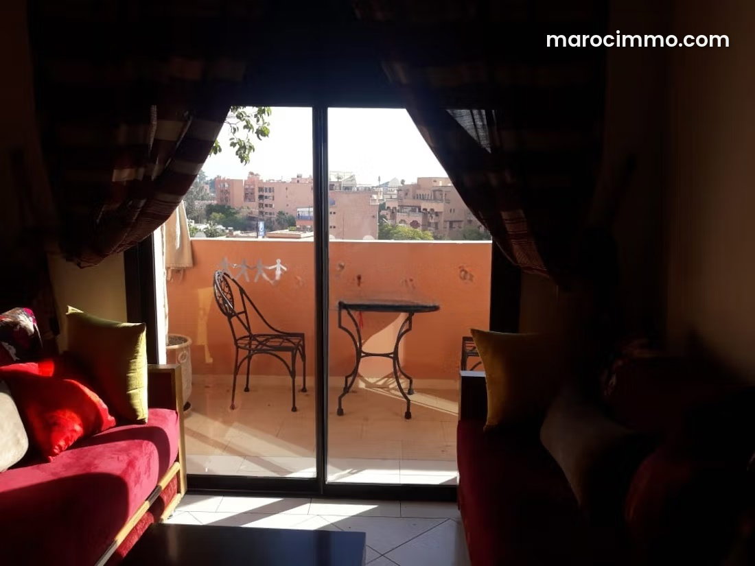شقة مفروشة فاخرة للكراء بغيليز مراكش — مراكش