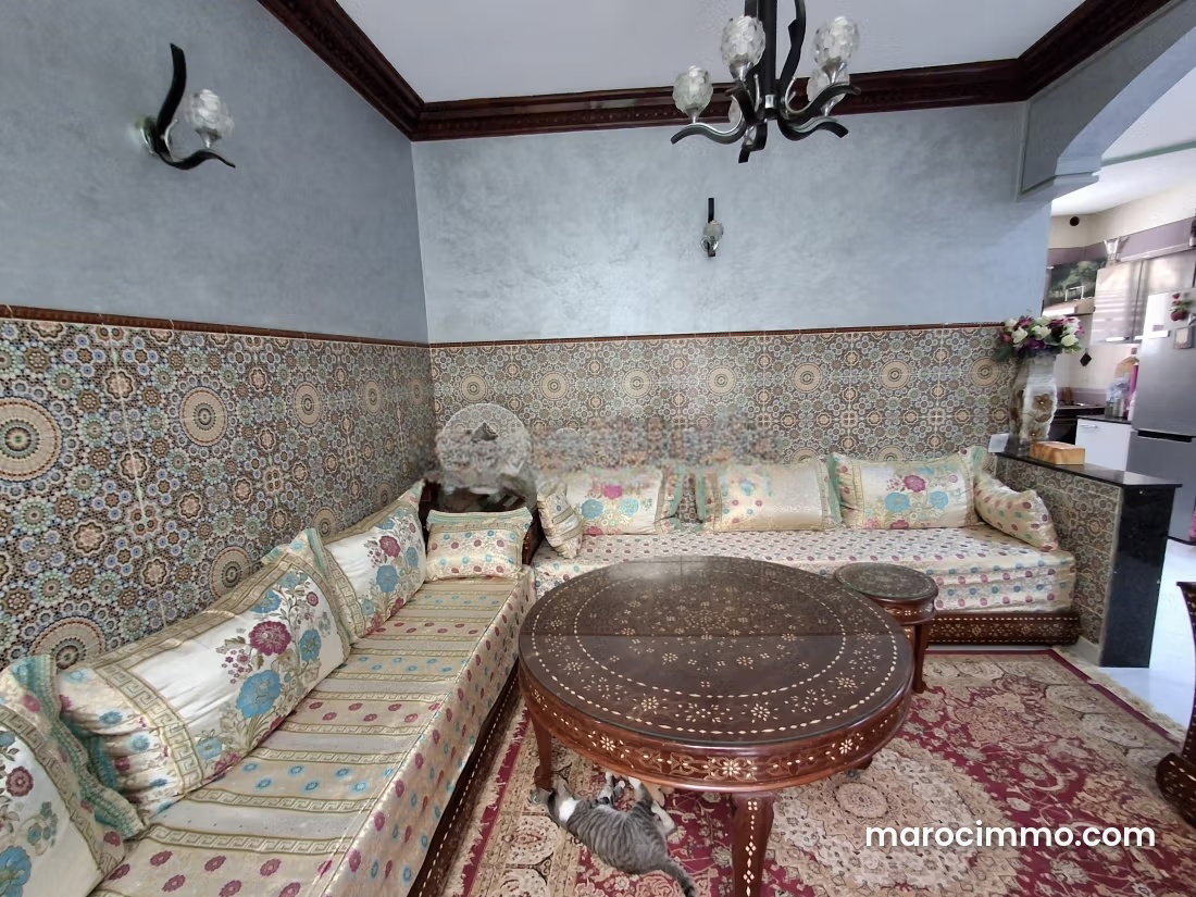 Appartement meublé 68 m² à vendre quartier Andalousse Temara — Temara